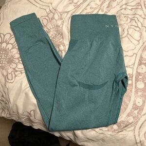 NVGTN blue seamless contour leggings M